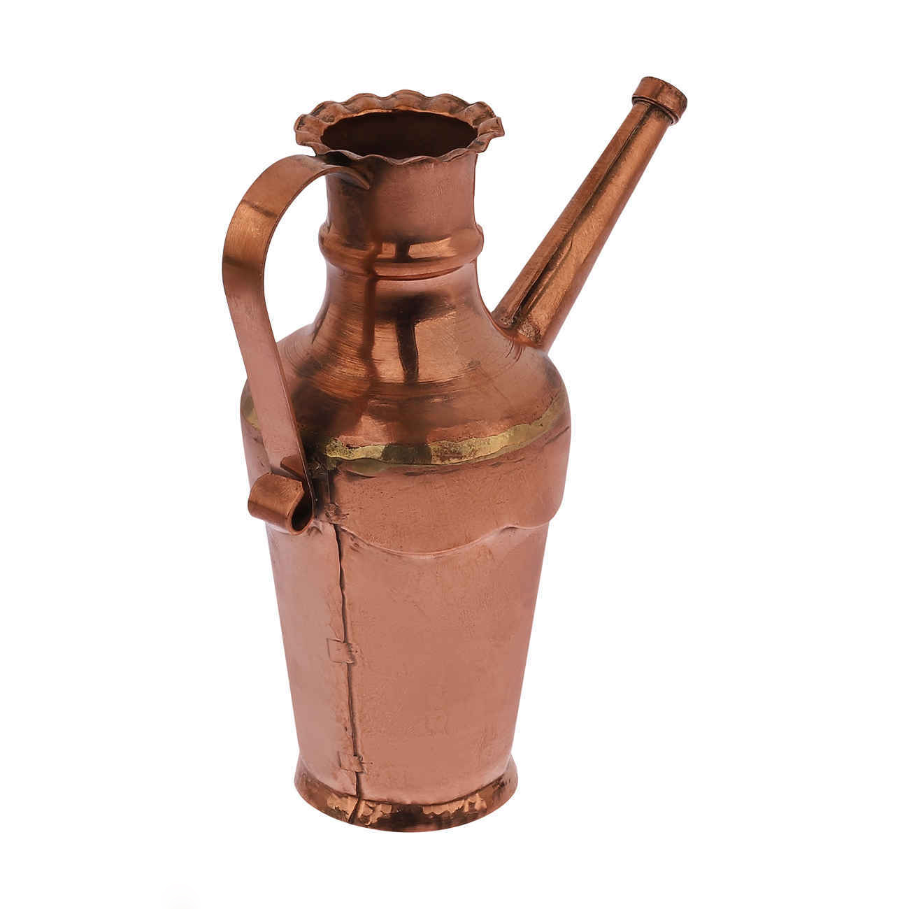 Handgefertigter persischer Kupfer-Aftabeh – Traditioneller gravierter Wasserkrug für Wohnkultur und als besonderes Geschenk