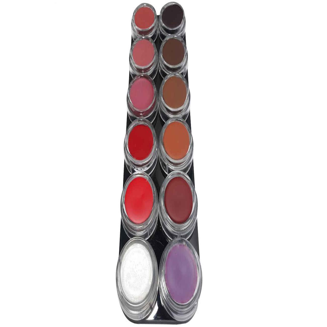 Hantin Lippenfarben-Palette mit 12 Tönen – Intensive Farbbrillanz – Ohne Blei, sanfte Rezeptur