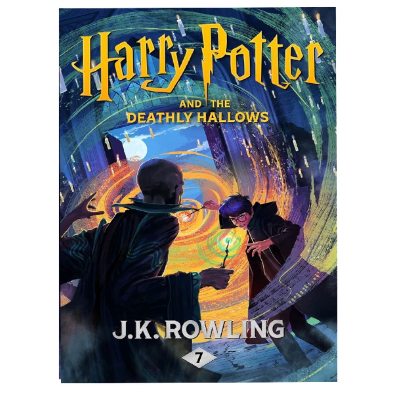 Harry Potter and the Deathly Hallows Novel by J. K. Rowling (English)