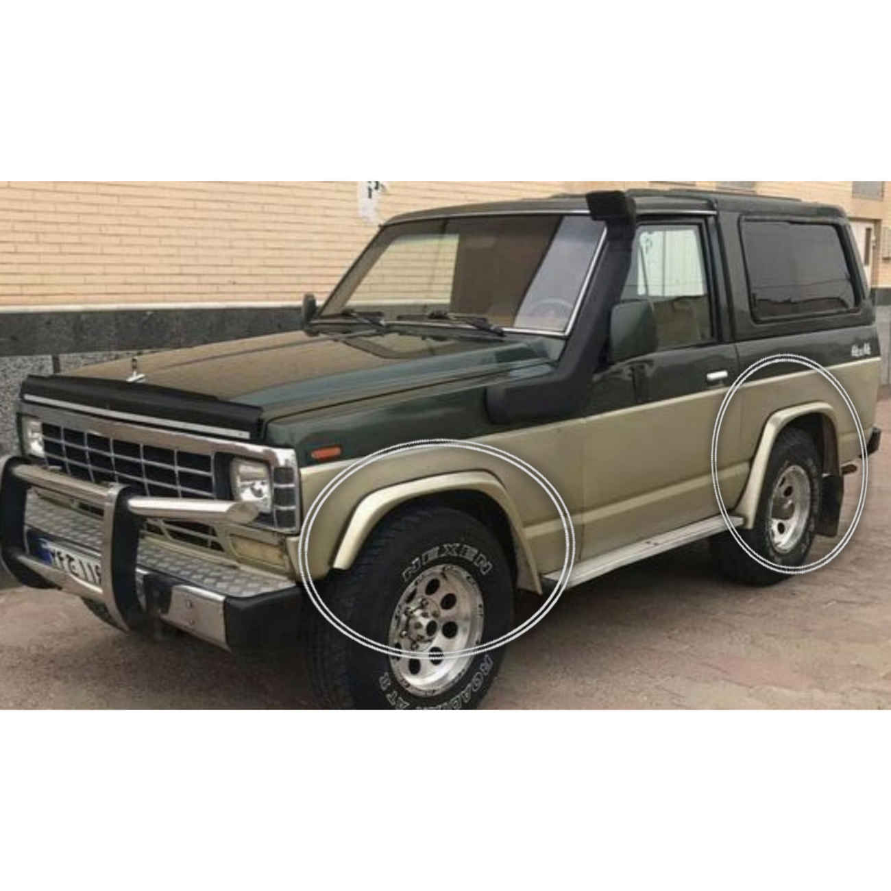 High-Quality Edge-Design Fender Trim Set for Nissan Patrol – Complete 4-Piece Kit