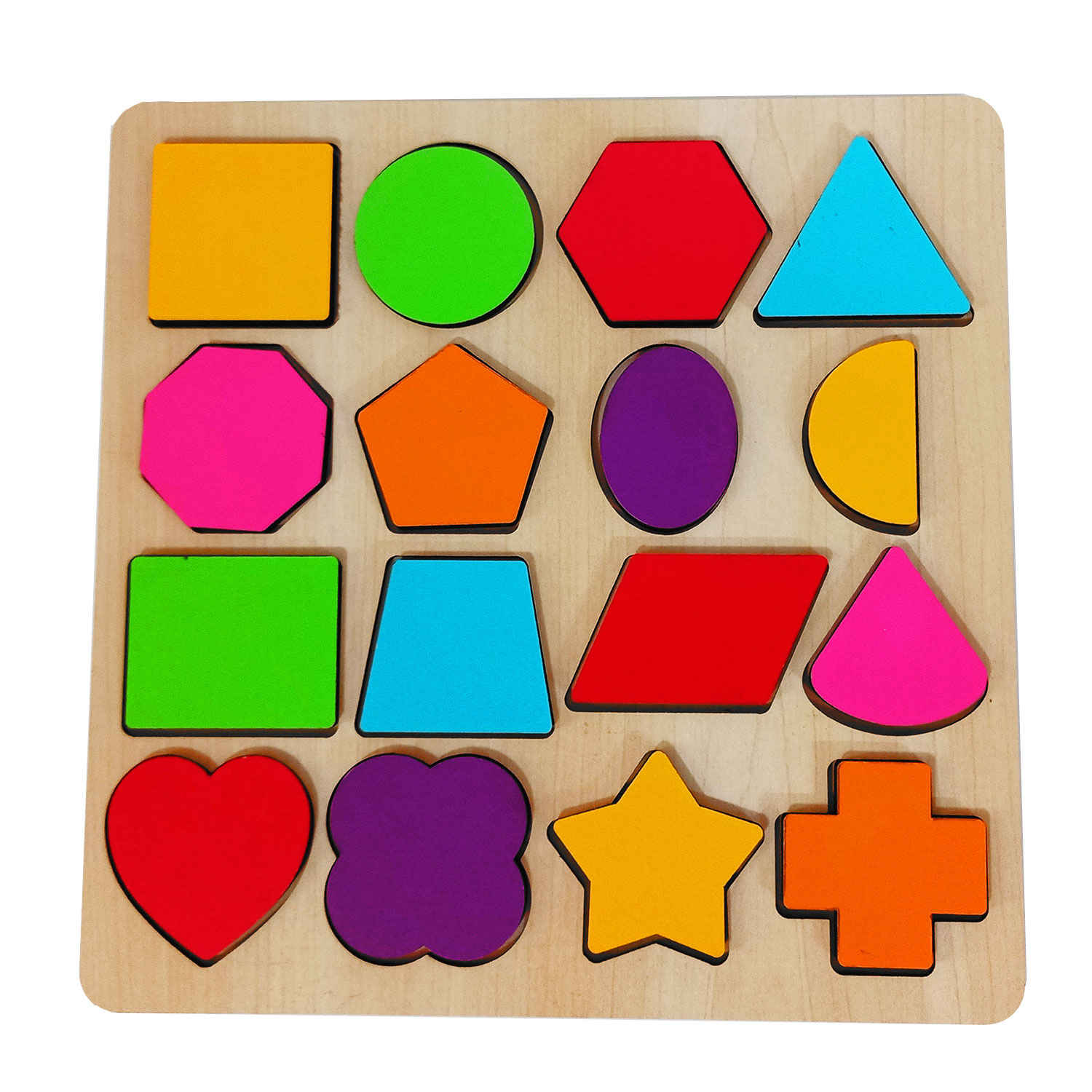 Lernset für geometrische Formen – Pädagogisches Spielzeug für die frühe Kindheit
