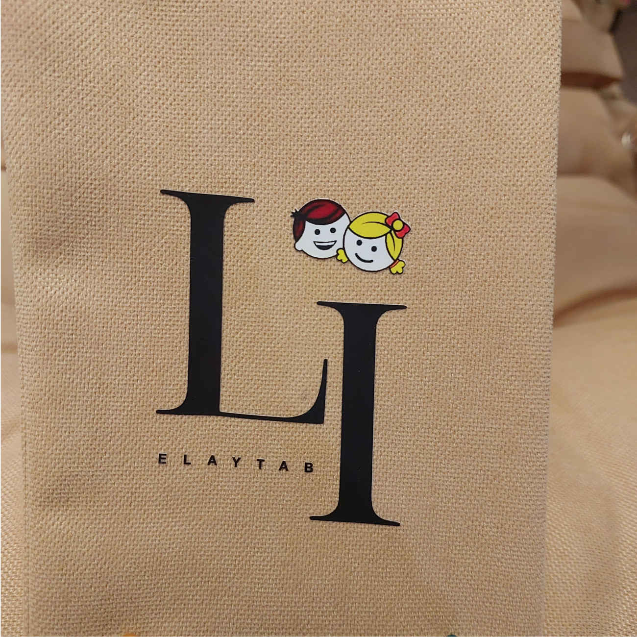 LI Kleinkind-Schaukel – Weiches Baumwoll-Hängesitzchen im Teddybär-Design mit Sicherheitsgurt und verstellbarer Rückenlehne