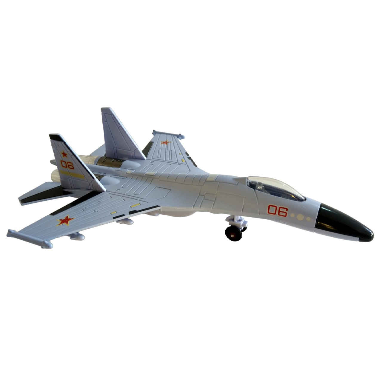 Militärischer Jet-Spielzeug 22FFA130B – Robuste Metallkonstruktion mit LED-Leuchten und realistischen Klangeffekten