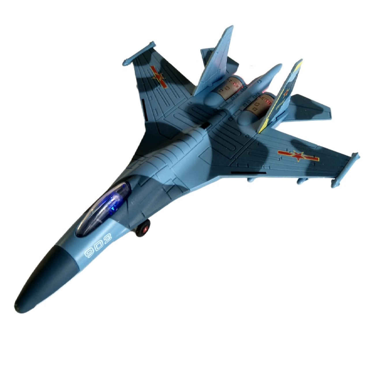 Militärischer Jet-Spielzeug 22FFA130B – Robuste Metallkonstruktion mit LED-Leuchten und realistischen Klangeffekten