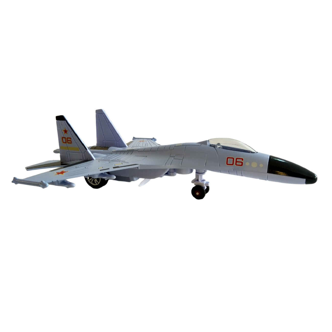 Militärischer Jet-Spielzeug 22FFA130B – Robuste Metallkonstruktion mit LED-Leuchten und realistischen Klangeffekten