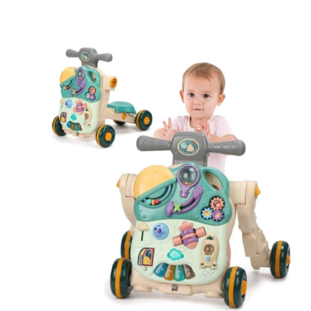 Multifunktionaler Baby-Lauflernhilfe – Sicher und verstellbar, geeignet für kleine Jungen und Mädchen