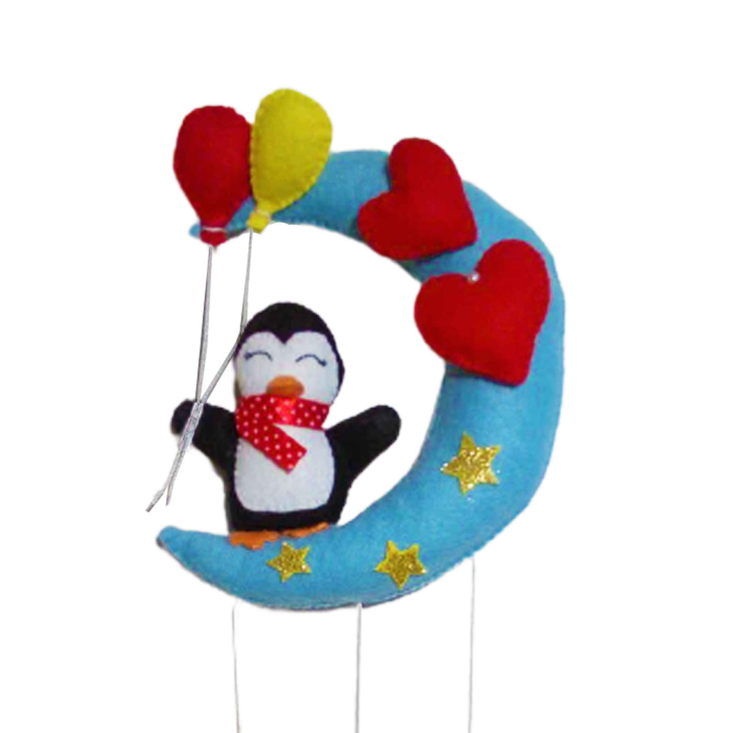 Pinguin-Acryl-Mobile fürs Kinderzimmer – Entspannung, frühe Förderung und stilvolles Design