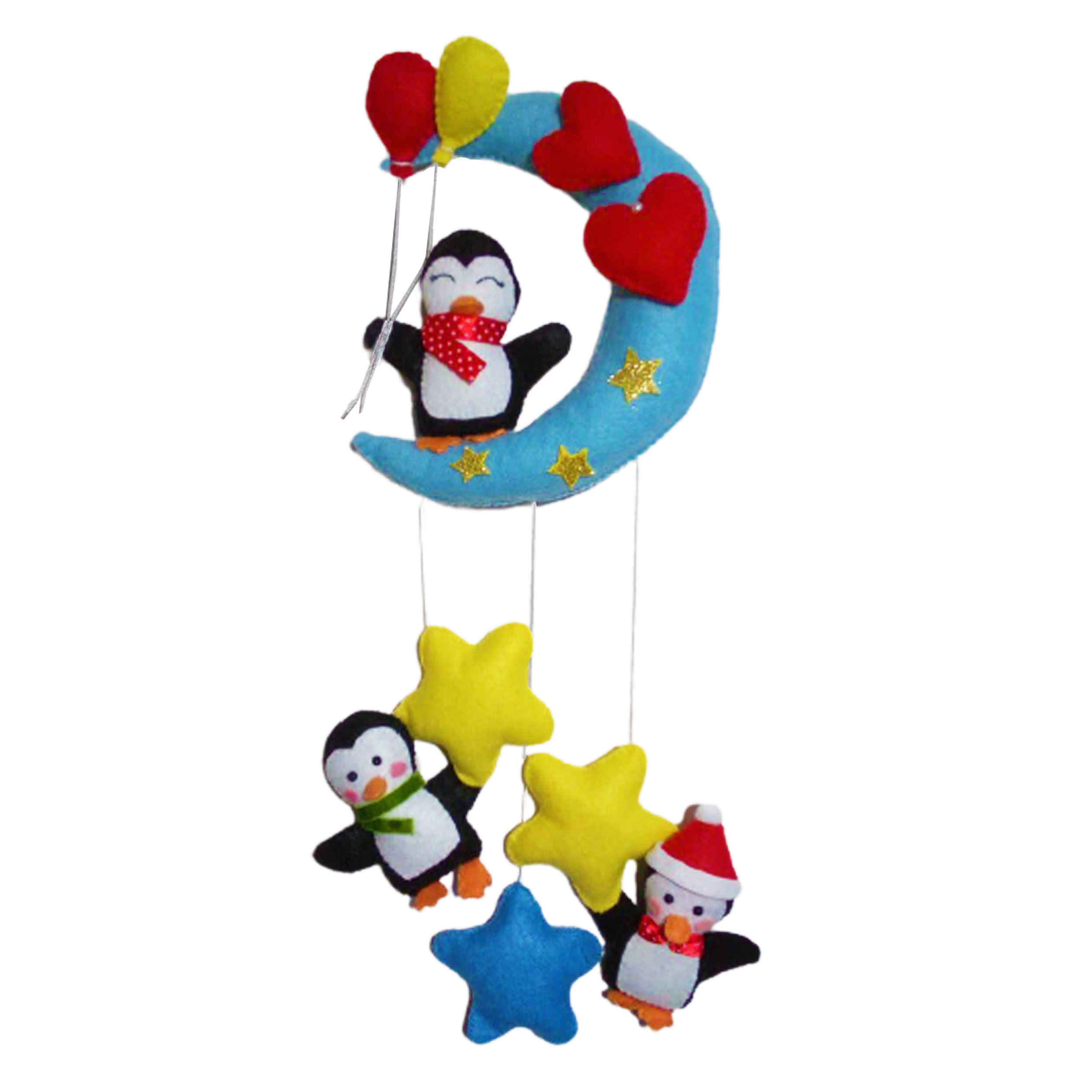 Pinguin-Acryl-Mobile fürs Kinderzimmer – Entspannung, frühe Förderung und stilvolles Design
