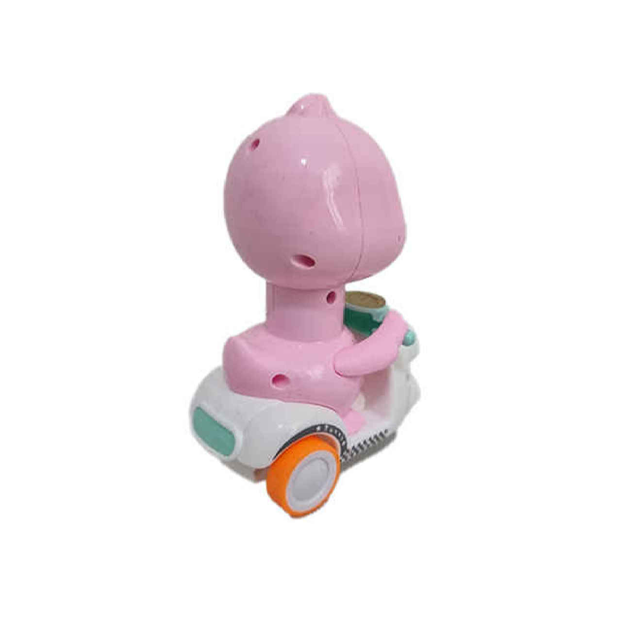 Rosa Entchen-Spielzeugmotorrad – Reibungsantrieb, batteriefrei und ideal für Kleinkinder