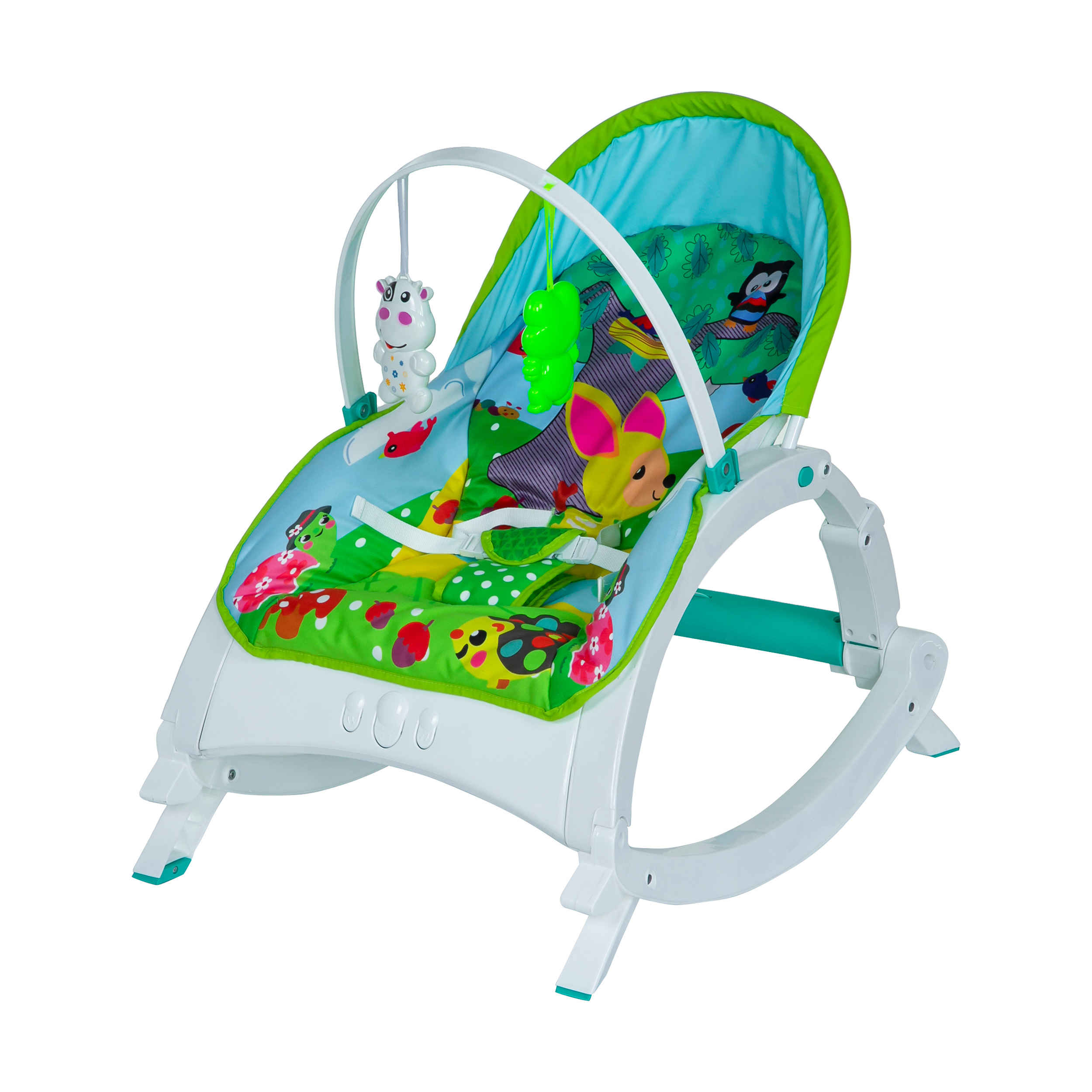 Sichere und bequeme manuelle Babywippe – Ideal für Zuhause und unterwegs
