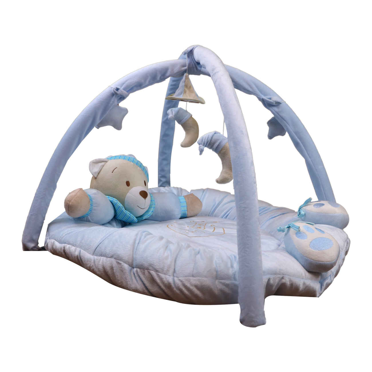 Weiche Babyspielmatte im Bärendesign aus hypoallergenem Material