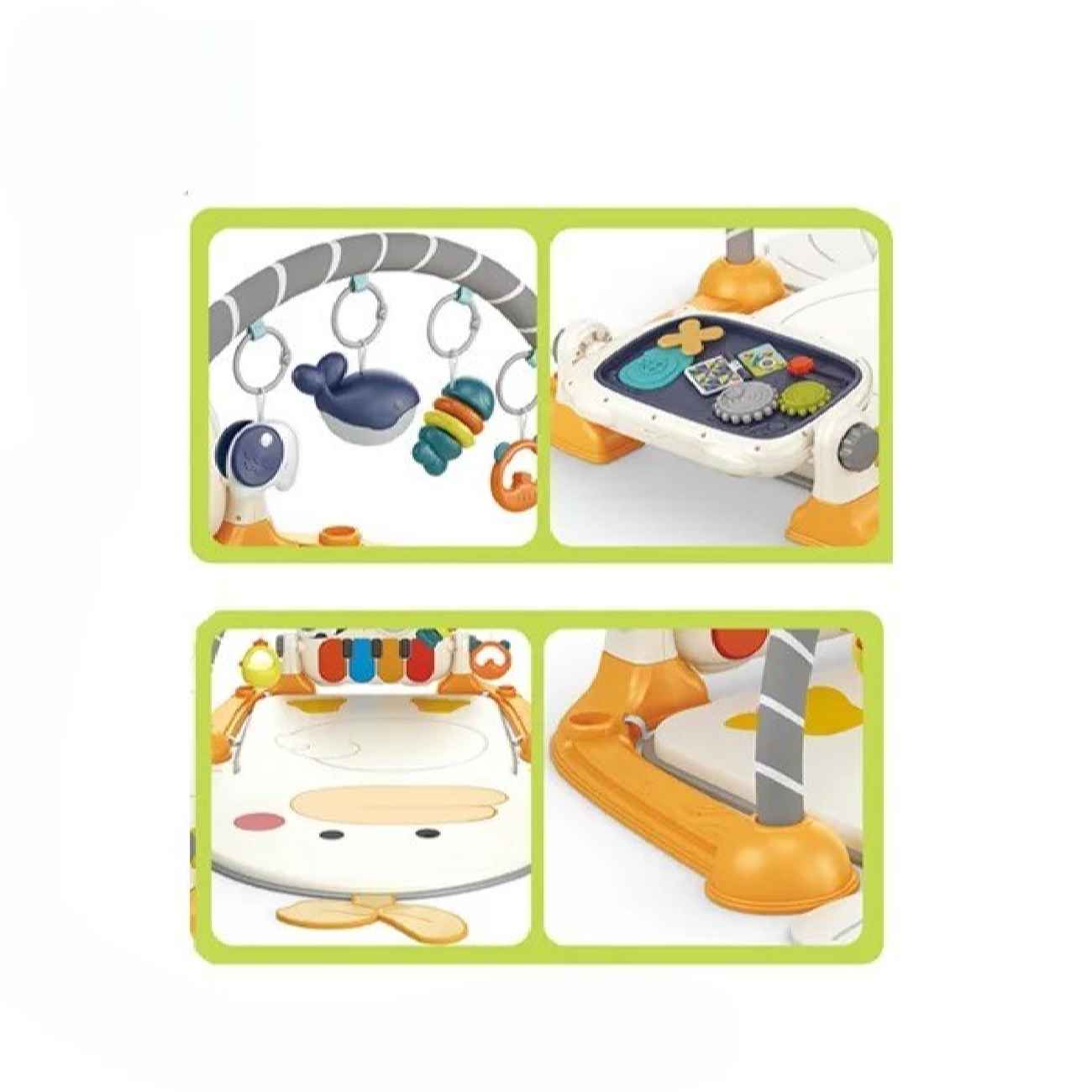 Weiche Puzzle-Spielmatte für Babys – Ideal für Spielzimmer mit Entenmotiv