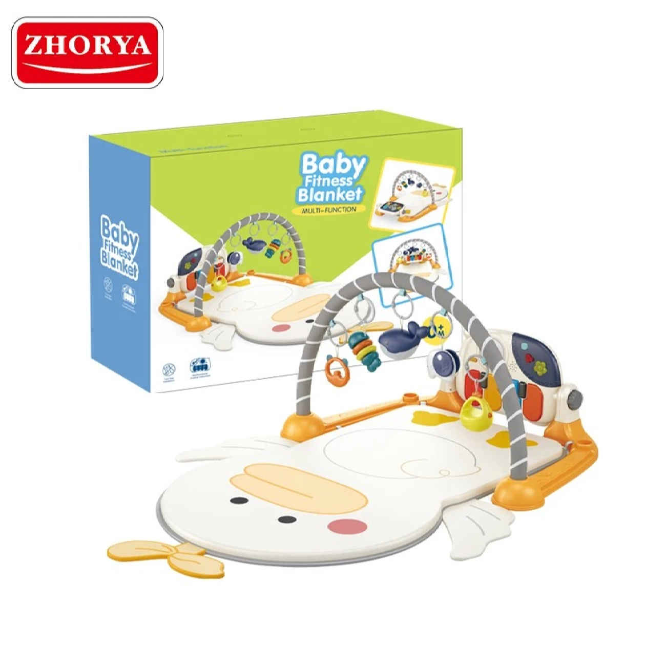 Weiche Puzzle-Spielmatte für Babys – Ideal für Spielzimmer mit Entenmotiv