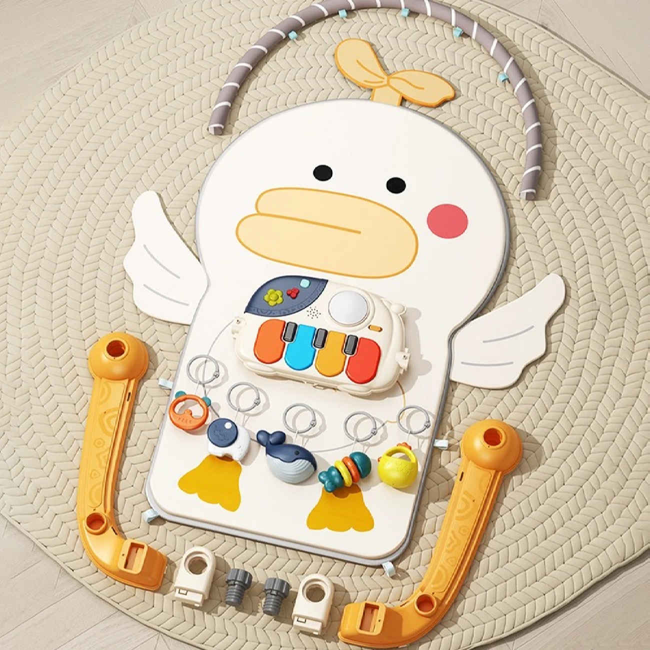 Weiche Puzzle-Spielmatte für Babys – Ideal für Spielzimmer mit Entenmotiv