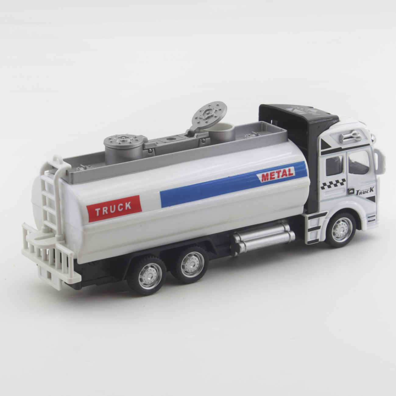 Robuster weißer Tanklastwagen – sicheres und realistisches Spielzeugmodell