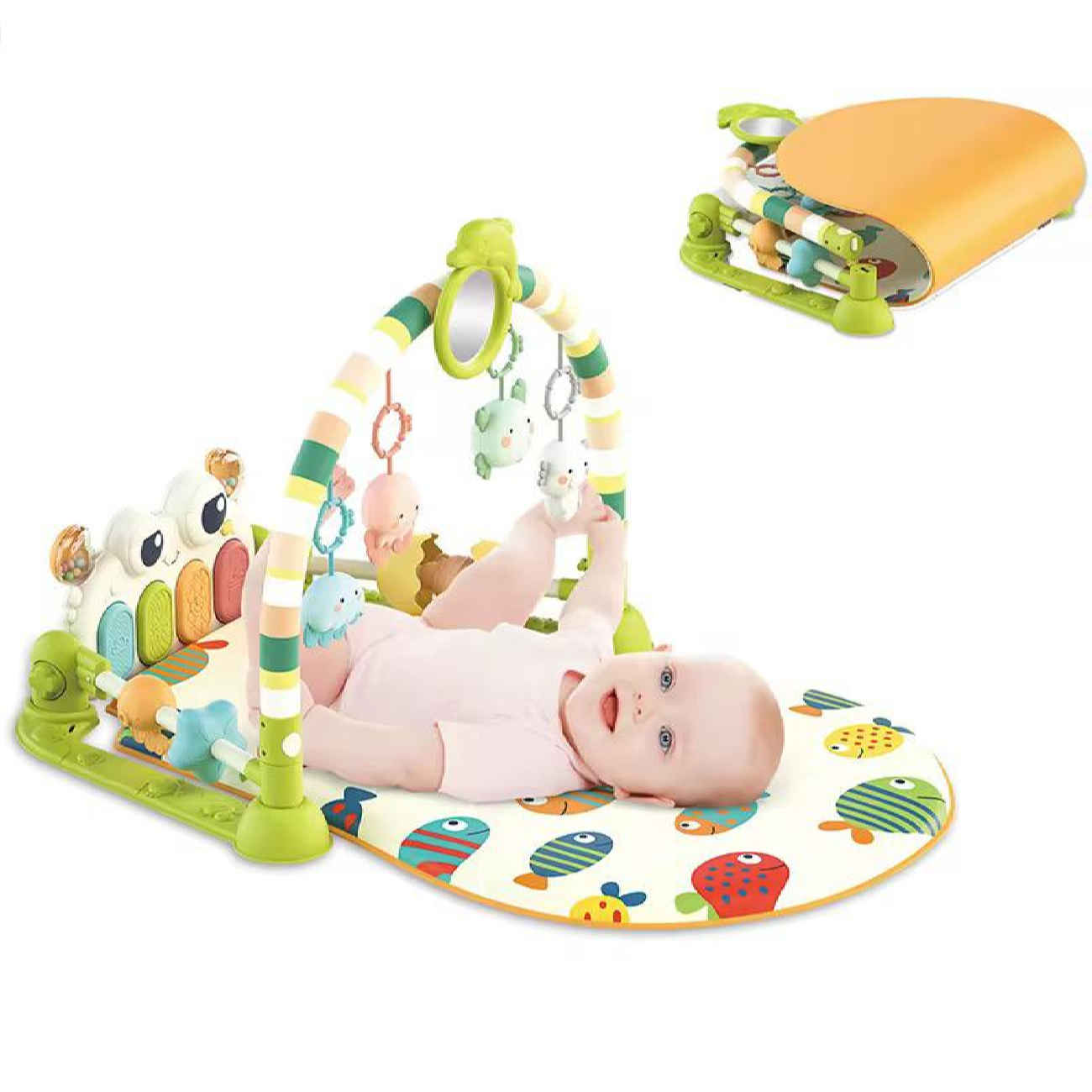 Stilvolle Spielmatte für Babyzimmer, Kinderstuben und Wohnbereiche