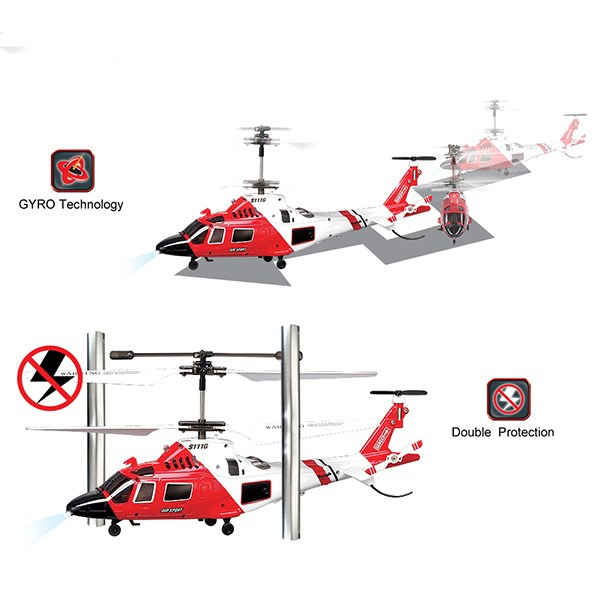 Sima S111G Fernsteuerungshubschrauber – Doppelmotoren und einfache Fernsteuerung für sanfte Flüge in Innenräumen