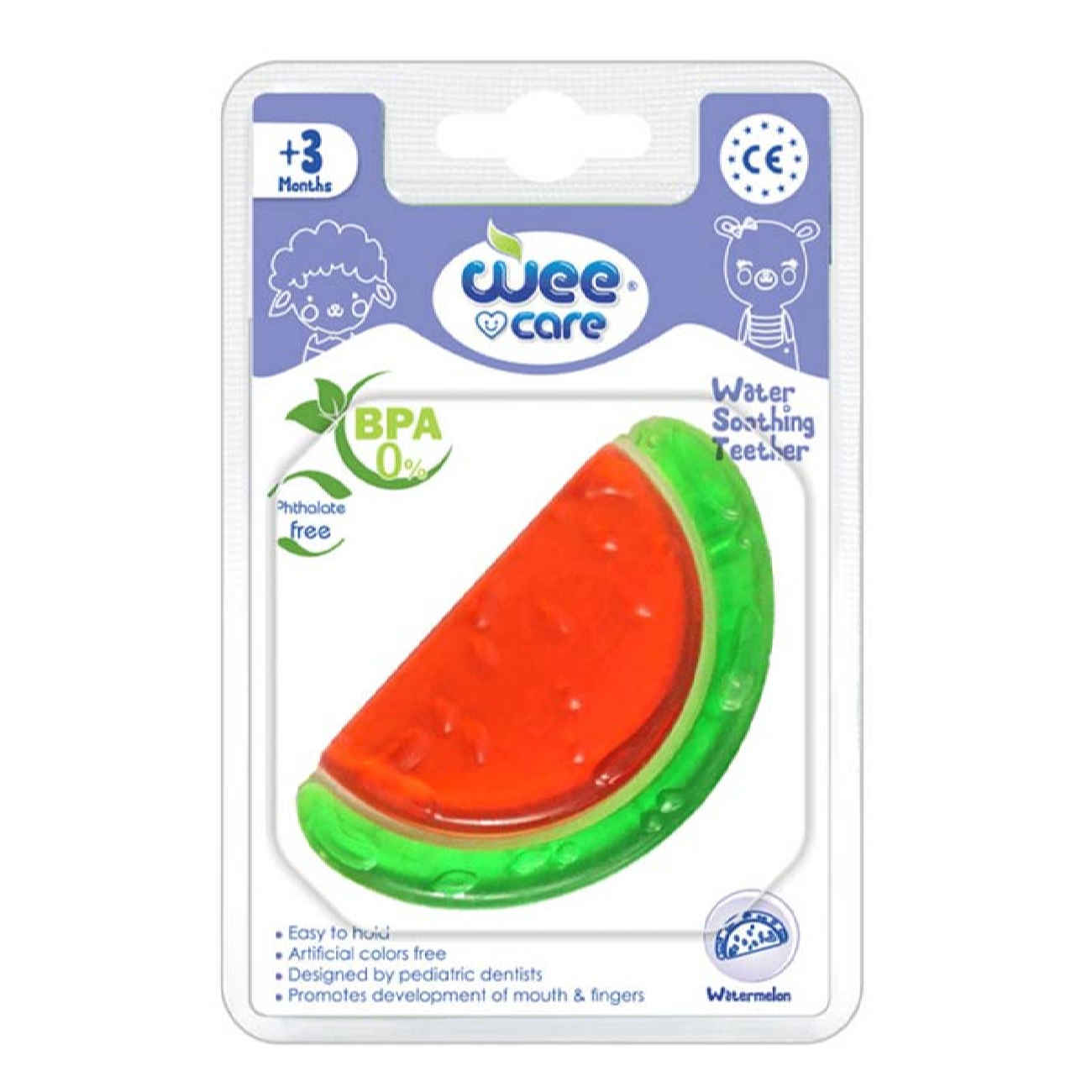 Zahnungshilfe im lustigen Wassermelonen-Design – Baby-Tröstspielzeug