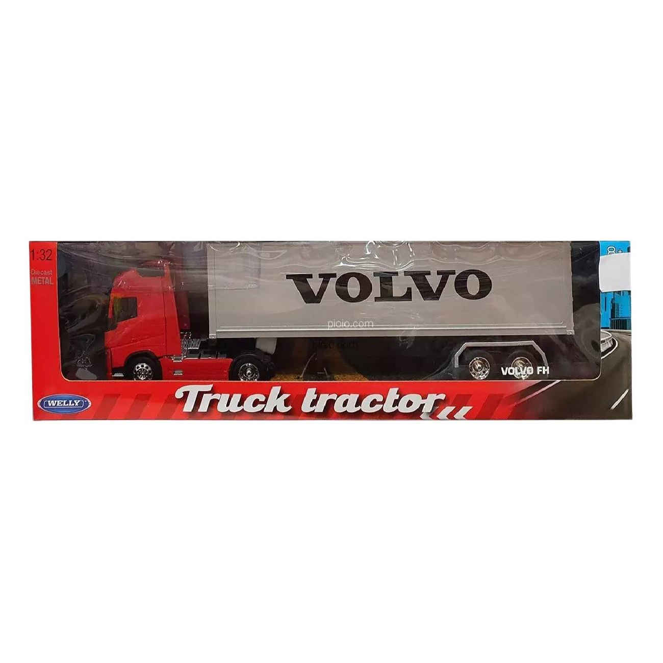 Volvo Spielzeug-Containeranhänger – realistisches und langlebiges Modell