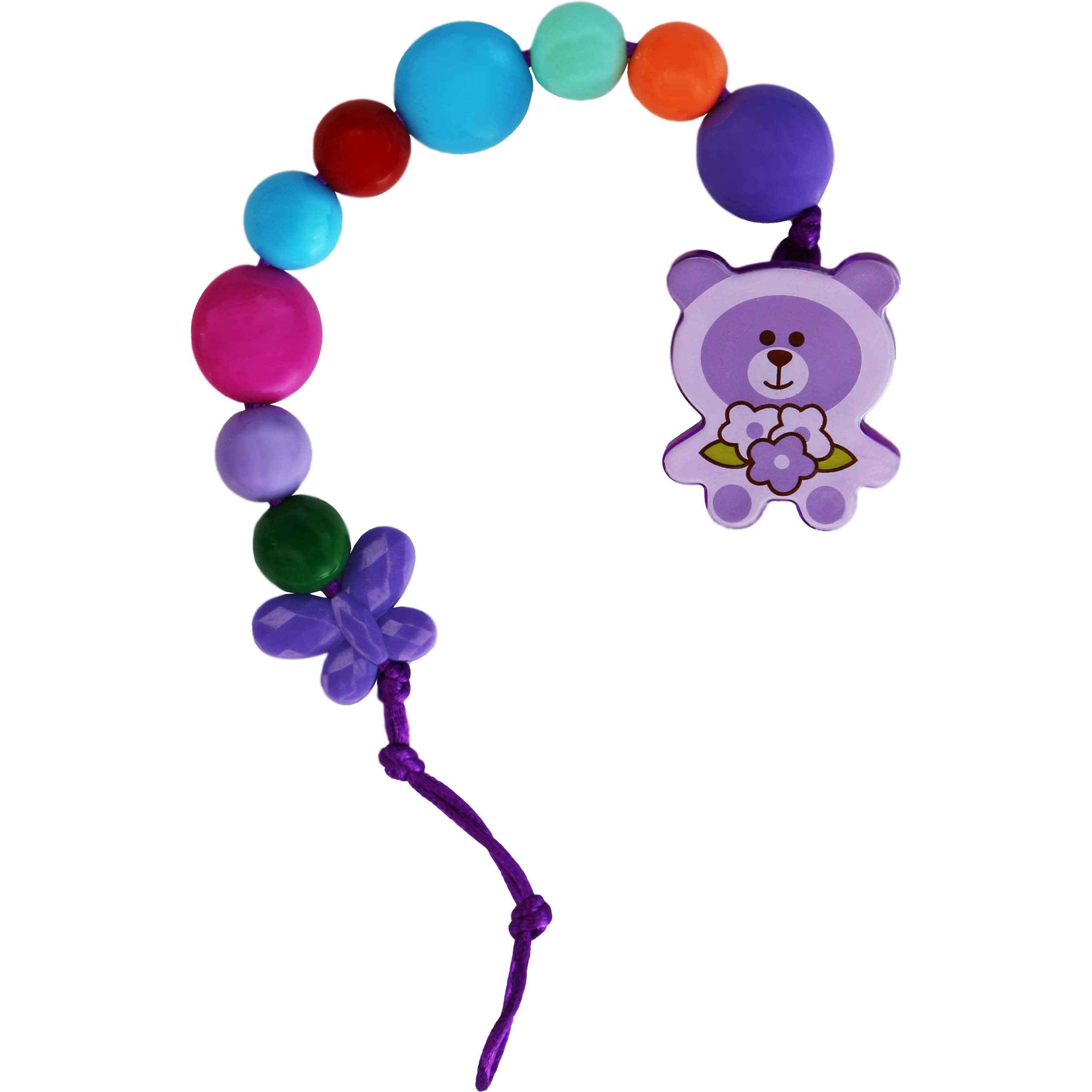 Wee-Care-Schnullerclip – Ideal für zahnende Babys mit Bärenmotiv