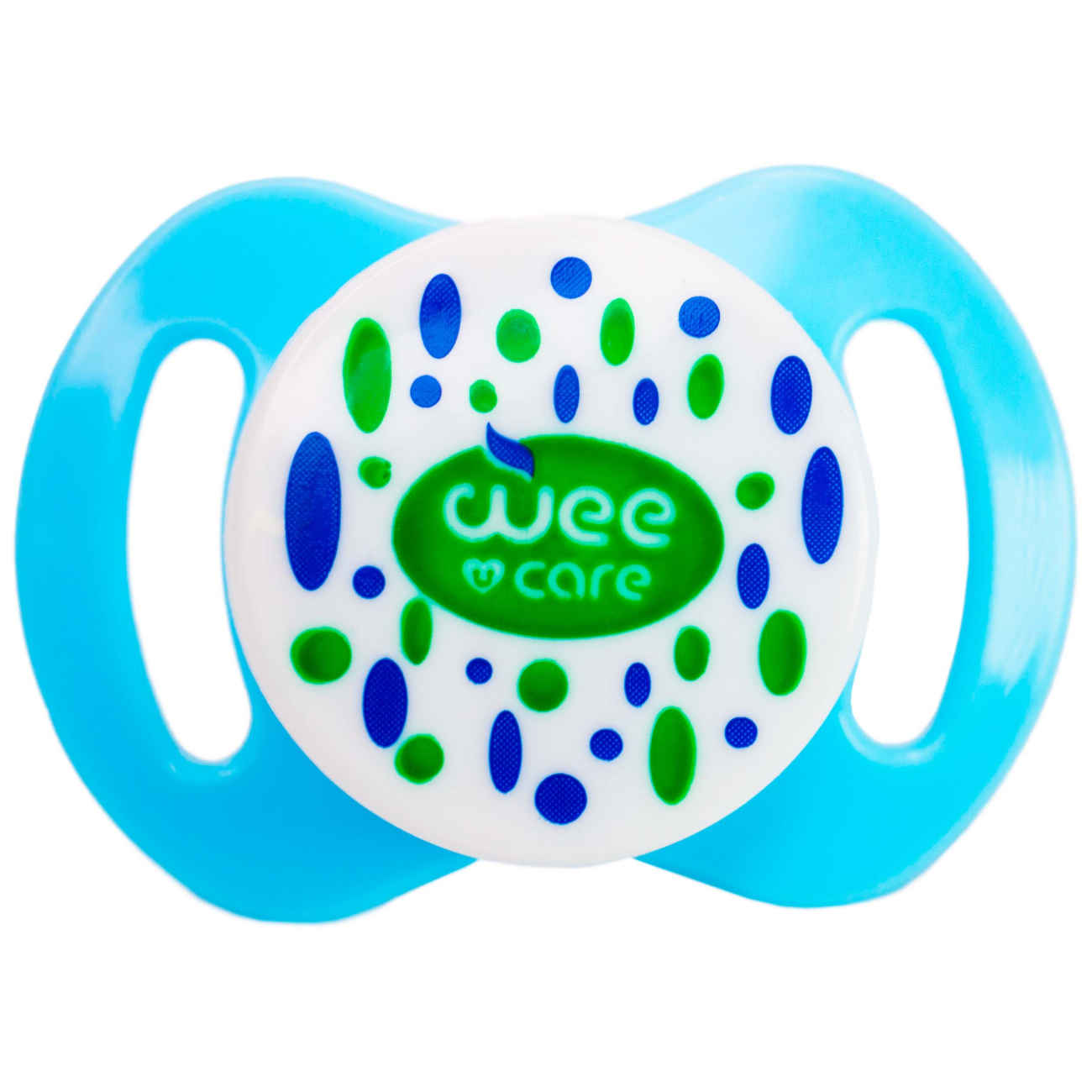 Wee Care doppelseitiger Schnuller – Weiches Silikon, hygienische Abdeckung, kiefergerechtes Design ab 3 Monaten