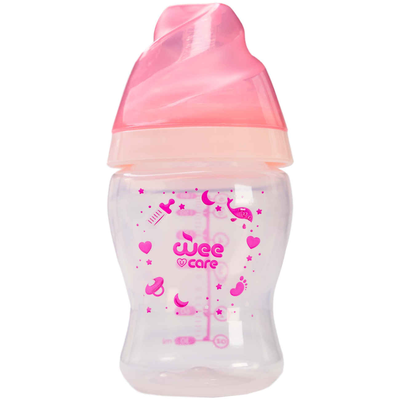 Wee Care Modell „Mama-Intuition“ – Weithals-Babyflasche – Kolikschutz, BPA-frei, 180 ml