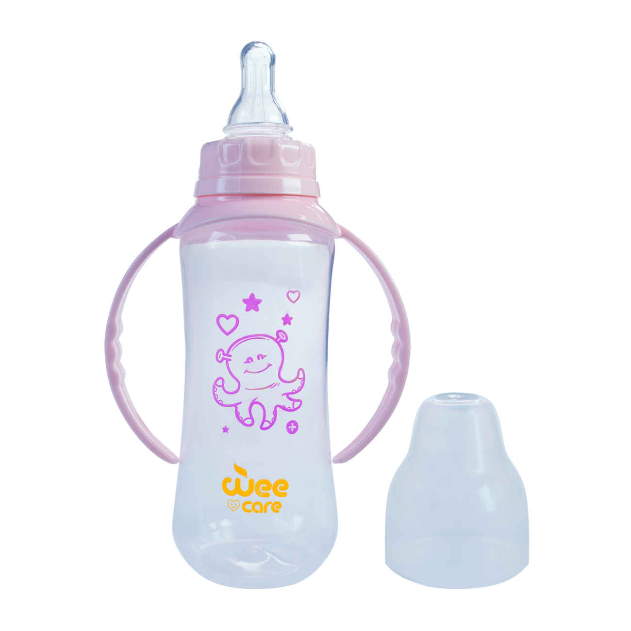 Wee Care Trinkflasche für Säuglinge – Mit Griffen und Standardöffnung – 270 ml