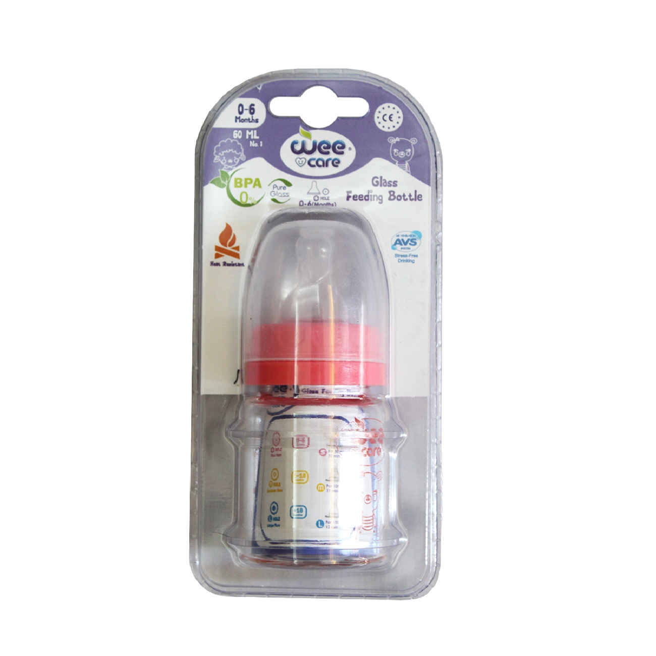 Wee Care Pyrex Baby Feeding Bottle – 60ml