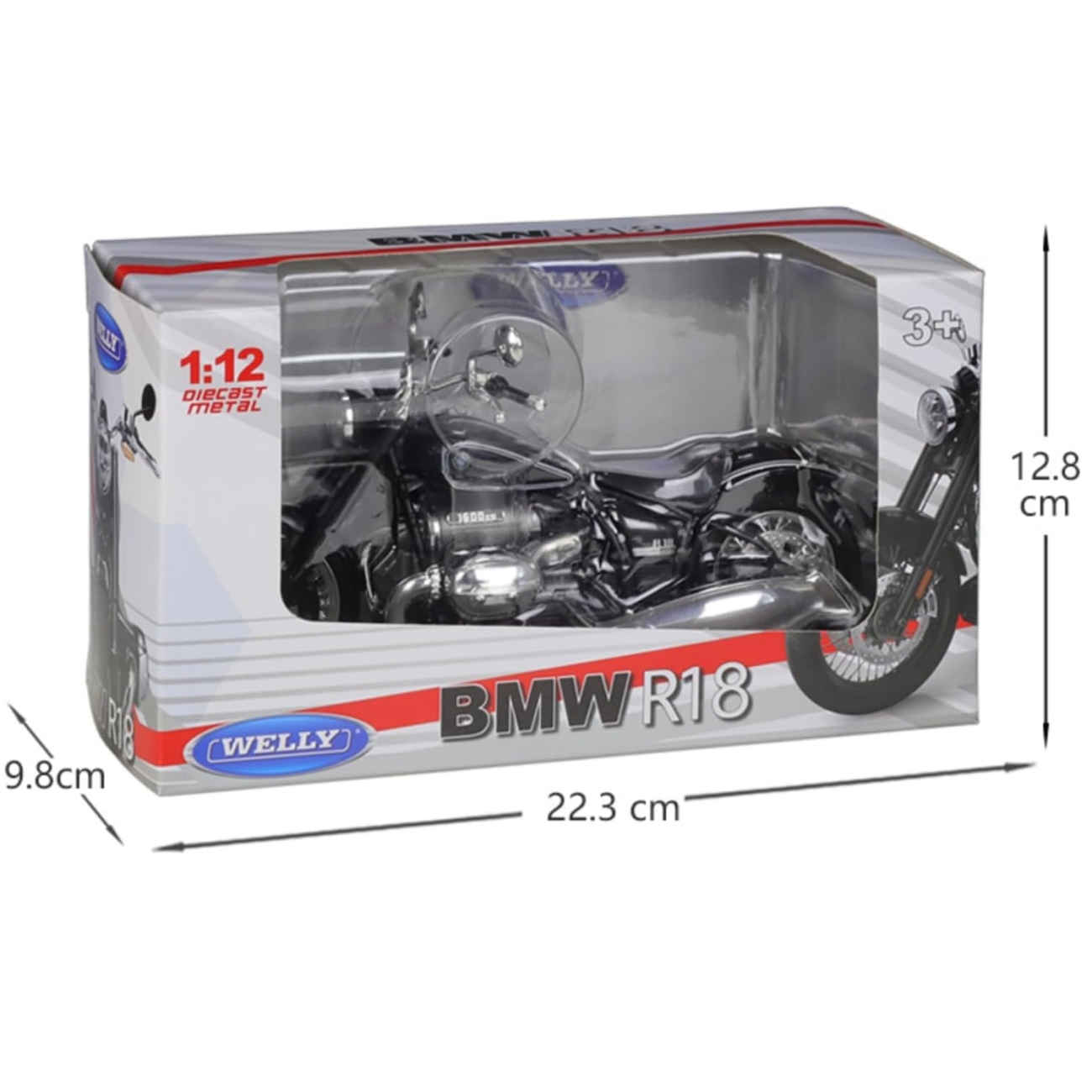 Welly BMW R18 2020 Metallguss-Modell – Maßstab 1:18