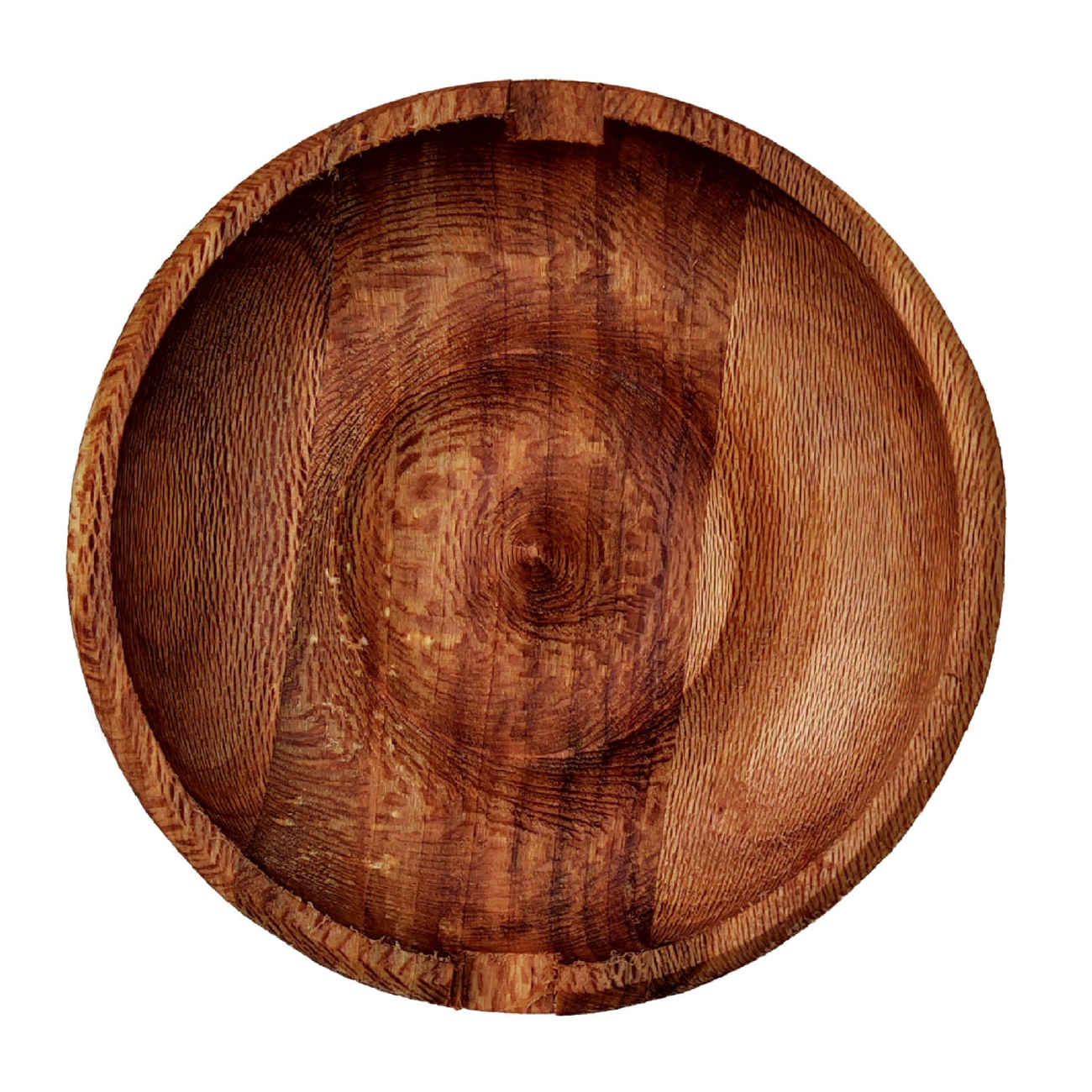 Holz-Aschenbecher inspiriert von der Natur in Hellbraun