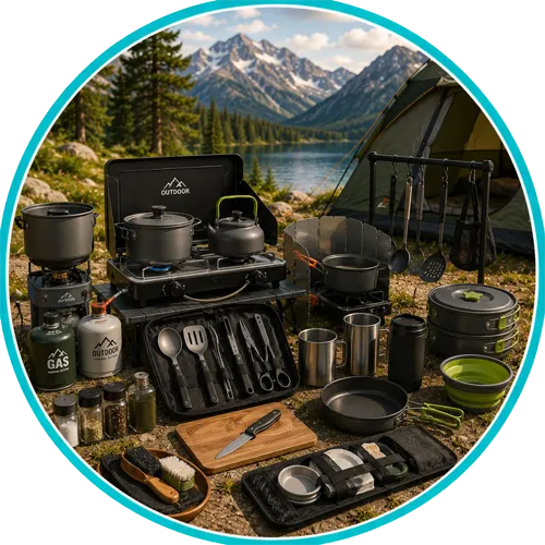 Camping-Kochausrüstung