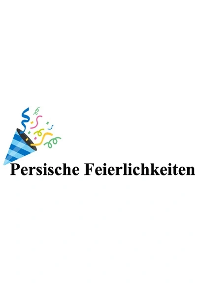 Zubehör für iranische Feierlichkeiten